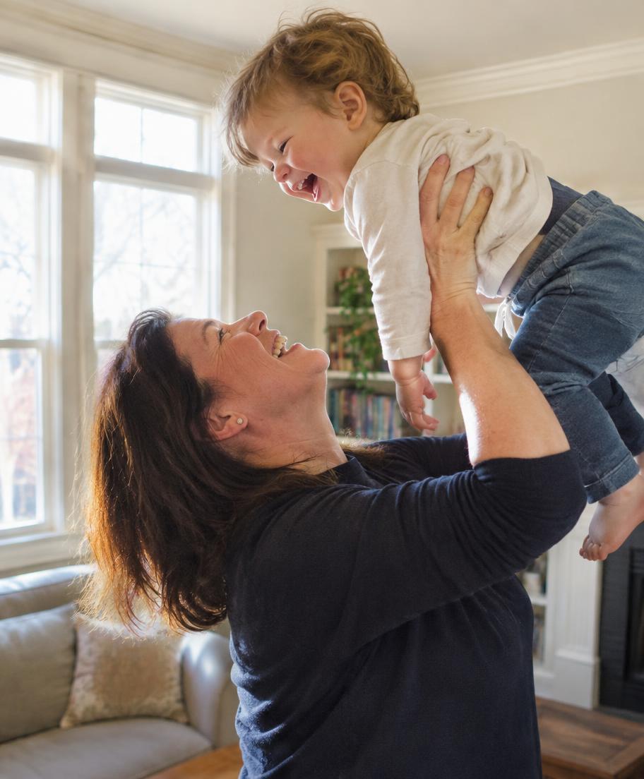 Lift your grandchild overhead